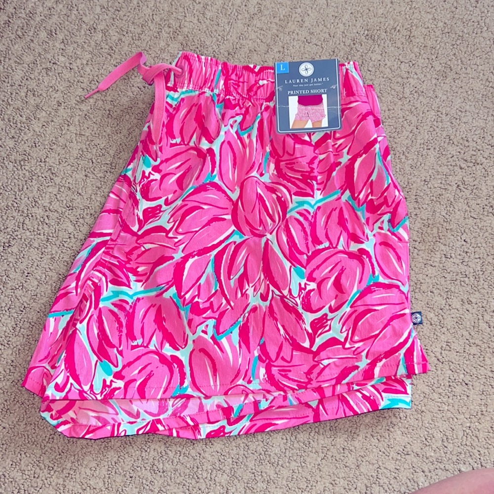 Women’s Lauren James printed shorts - Picture 2 of 2